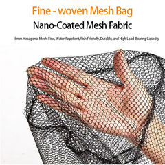 Foldable Fishing Landing Net Aluminum Alloy Frame