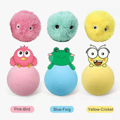 Interactive Plush Catnip Ball Toy