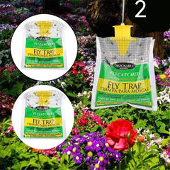Folding Hanging Fly Trap Cage Outdoor Indoor Fly Bag
