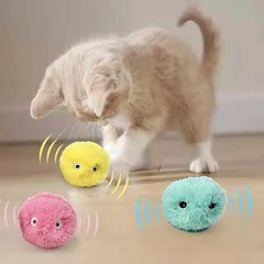 Interactive Plush Catnip Ball Toy