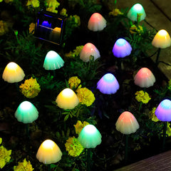LED Solar Mushroom Lights