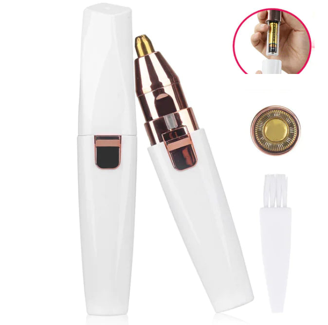USB Rechargeable 2-in-1 Eyebrow Trimmer and Hair Remover