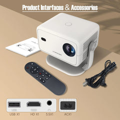 Magcubic Mini Projector 4K Native 1080P