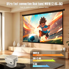 Magcubic Mini Projector 4K Native 1080P