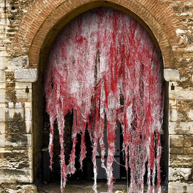 Halloween Decorative Horror Cloth Door Curtain