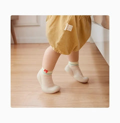 Children's Baby Soft Sole Anti Slip Silicone Floor Socks Wear-resistant Walking Shoes