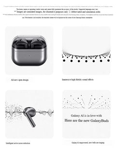 Galaxy Buds3 Pro 2025 Wireless Earbuds 25H Playtime Hi-Fi Sound for Gym/Running