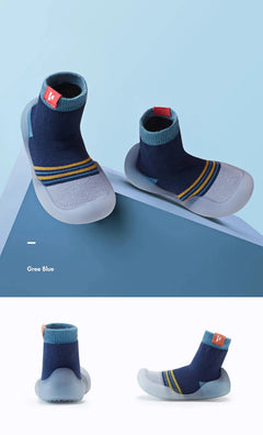 Children's Baby Soft Sole Anti Slip Silicone Floor Socks Wear-resistant Walking Shoes