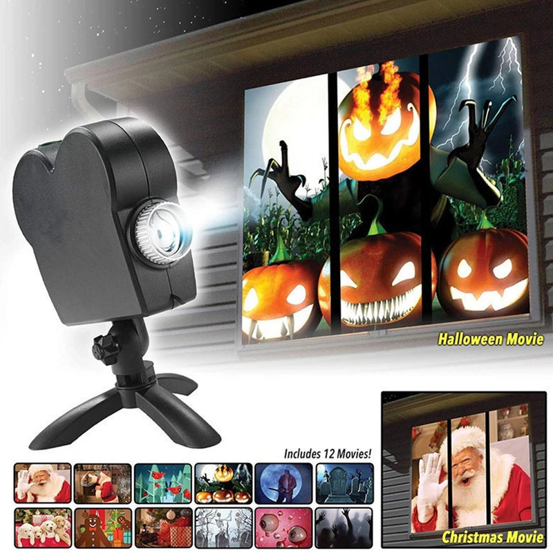 Halloween Christmas Holiday Projector