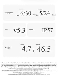Galaxy Buds3 Pro 2025 Wireless Earbuds 25H Playtime Hi-Fi Sound for Gym/Running