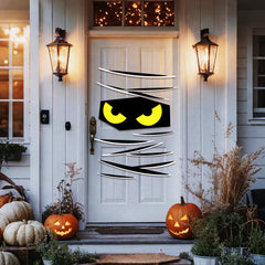 Halloween decorations room door window stickers decor