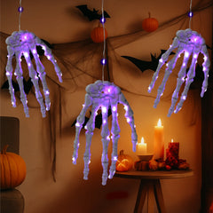 Halloween Glowing Skeleton Hand Decor