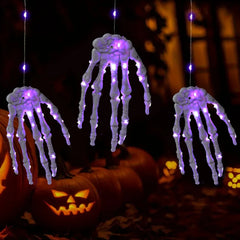Halloween Glowing Skeleton Hand Decor