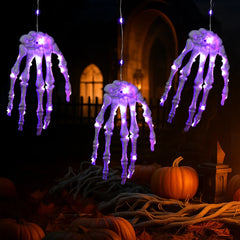 Halloween Glowing Skeleton Hand Decor