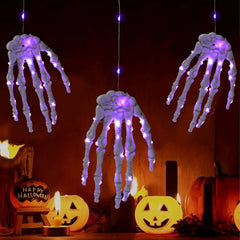 Halloween Glowing Skeleton Hand Decor