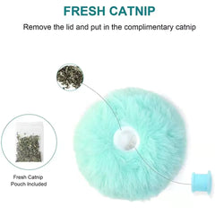 Interactive Plush Catnip Ball Toy