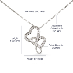 Heart-to-heart Pendant Necklace for Wife
