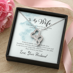 Heart-to-heart Pendant Necklace for Wife