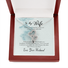 Heart-to-heart Pendant Necklace for Wife