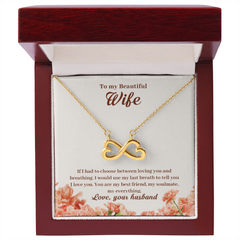 Endless Love Necklace for Wife