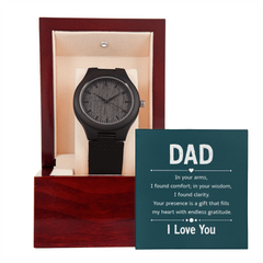 Wooden Watch - For Dad In Your Arms