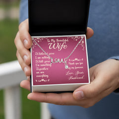 Scripted Love Necklace for Wife