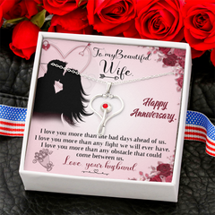 Heart Scope Necklace for Wife