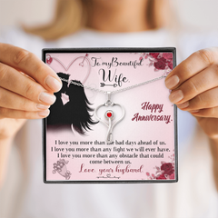 Heart Scope Necklace for Wife