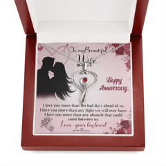 Heart Scope Necklace for Wife