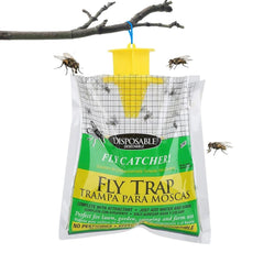 Folding Hanging Fly Trap Cage Outdoor Indoor Fly Bag