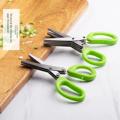 Multi-Layer Kitchen Herb Scissors