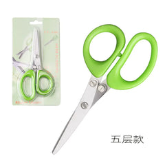 Multi-Layer Kitchen Herb Scissors