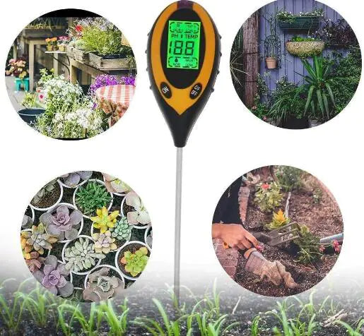 4 in 1 LCD Digital Soil Tester